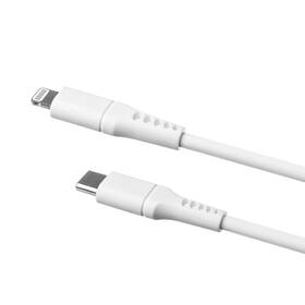 Kabel FIXED Liquid silicone USB-C/Lightning s podporou PD, MFi, 0,5m bílý

 obrázek produktu 2 z 7