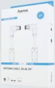 Koaxiální kabel Hama anténní , 90DB, KOLmÝ, 5m, bílý 

 obrázek produktu 1 z 1