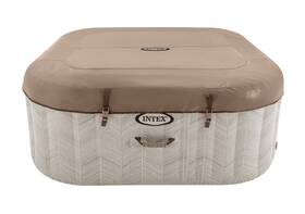 Vířivka Intex 28446 Pure Spa Chevron Deluxe 4 AP béžová barva
