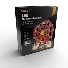 LED dekorace Solight vánoční kolotoč, 7LED, 30cm 

 obrázek produktu 2 z 5