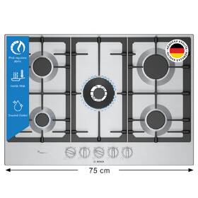 Plynová varná deska Bosch PCQ7A5I95 šedá

 obrázek produktu 1 z 6