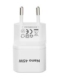 Nabíječka do sítě Cubenest PD Nano Adapter 65W N1D65 bílá

 obrázek produktu 5 z 9