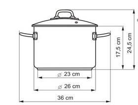 Hrnec s poklicí Kolimax 26 cm - 8,0  l 

 obrázek produktu 2 z 2