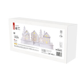 LED dekorace EMOS vesnička, 16 cm, 2x AA, vnitřní, teplá bílá, časovač 

 obrázek produktu 4 z 4