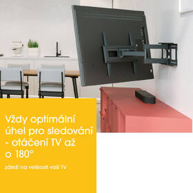 Držák TV Vogel’s MA 4040 pro úhlopříčky 40" až 77", nosnost 35 kg černý

 obrázek produktu 4 z 6