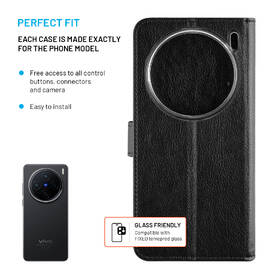 Pouzdro na mobil flipové FIXED Opus na vivo X200 černé

 obrázek produktu 2 z 7