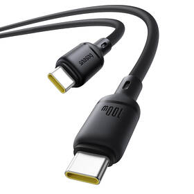 Kabel Baseus Silky USB-C/USB-C, 100W, 1m černý

 obrázek produktu 3 z 5