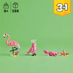 Stavebnice LEGO® Creator 3 v 1 31170 Divoká zvířata: Růžový plameňák 

 obrázek produktu 6 z 8