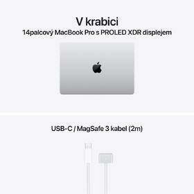 Notebook Apple 14" PROLED XDR M5 Pro 15×CPU 16×GPU, 24 GB, 1 TB - stříbrný CZ 

 obrázek produktu 8 z 8
