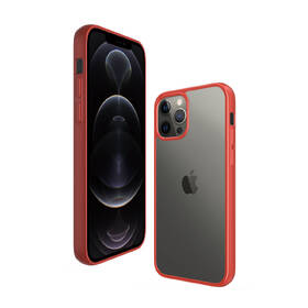 Kryt na mobil PanzerGlass ClearCase Antibacterial na Apple iPhone 12 Pro Max červený

 obrázek produktu 3 z 5