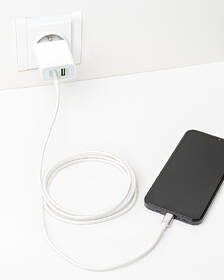 Kabel ERPOWER USB-C/Lightning, 1,2m bílý

 obrázek produktu 1 z 1