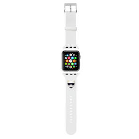 Řemínek Karl Lagerfeld Choupette Head na Apple Watch 42/44/45mm bílý

 obrázek produktu 1 z 2