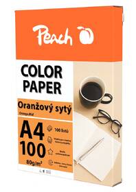 Papíry do tiskárny Peach Color A4 - 100 listů (syté) oranžové

 obrázek produktu 1 z 2