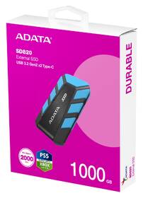 SSD externí ADATA SD820 1TB černý/modrý

 obrázek produktu 6 z 6