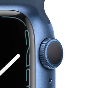 Chytré hodinky Apple GPS, 45mm pouzdro z modrého hliníku - hlubokomořsky modrý sportovní řemínek 

 obrázek produktu 1 z 2
