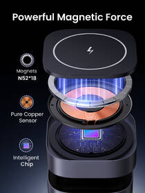 Bezdrátová nabíječka UGREEN Qi2 7,5W na Apple iPhone a AirPods černá/šedá

 obrázek produktu 10 z 15