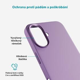 Kryt na mobil Epico Silicone Pro Mag+ na Apple iPhone 17 fialový

 obrázek produktu 4 z 5