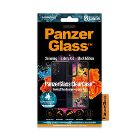 Kryt na mobil PanzerGlass ClearCase Antibacterial na Samsung Galaxy A52/A52 5G černý/průhledný

 obrázek produktu 4 z 4