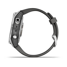 Chytré hodinky Garmin fenix 7S Glass - Silver / Graphite Silicone Band 

 obrázek produktu 8 z 10