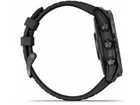 Chytré hodinky Garmin fenix 7X Pro Sapphire Solar - Titan Carbon Grey / Black Silicone Band 

 obrázek produktu 11 z 11