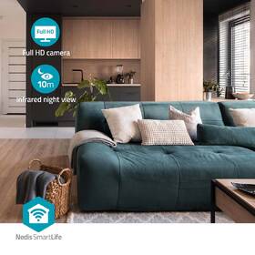 IP kamera Nedis SmartLife venkovní, Wi-Fi, Full HD bílá barva
