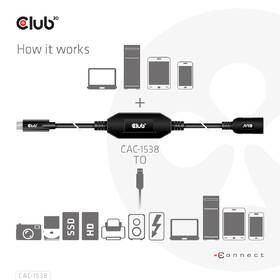 Kabel Club3D USB-C/USB-A, 10m černý

 obrázek produktu 3 z 4