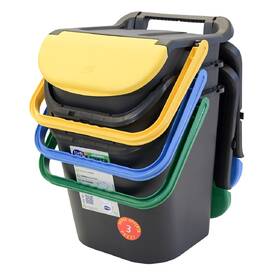 Odpadkový koš na tříděný odpad Belli E Forti BF37100K3, 3 × 30 l šedý

 obrázek produktu 1 z 2