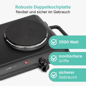 Vařič elektrický Clatronic DKP 3583 černý

 obrázek produktu 5 z 8