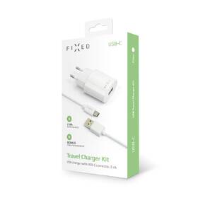 Nabíječka do sítě FIXED 1x USB, 2,4A + USB-C kabel bílá

 obrázek produktu 5 z 5