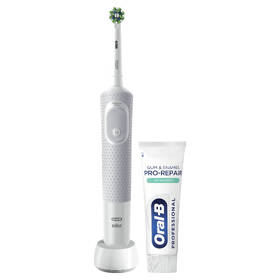 Zubní kartáček Oral-B Protect X D103 White + zubní pasta PRO-REPAIR 75 ml 

 obrázek produktu 2 z 2