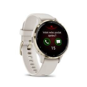 Chytré hodinky Garmin Venu 3S - Cream Gold / Ivory Silicone Band 

 obrázek produktu 3 z 3