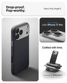 Kryt na mobil Spigen Nano Pop MagSafe na Apple iPhone 17 Pro černý

 obrázek produktu 10 z 15