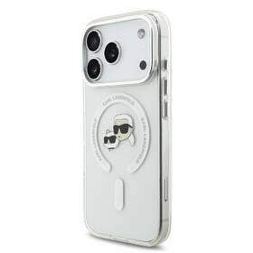 Kryt na mobil Karl Lagerfeld IML K&CH Heads Metal Frame MagSafe na Apple iPhone 18 Pro Max bílý

 obrázek produktu 3 z 6