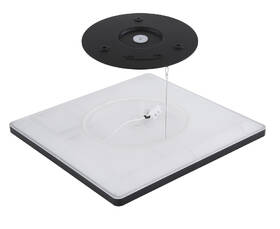 Stropní svítidlo GLOBO Sapana, čtvercové, 29,4 cm, 18W černé

 obrázek produktu 5 z 6