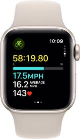 Chytré hodinky Apple GPS 40mm pouzdro z hvězdně bílého hliníku - hvězdně bílý sportovní řemínek - S/M 

 obrázek produktu 5 z 7