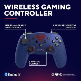 Gamepad Trust GXT 542SM Muta Superman, Bluetooth modrý

 obrázek produktu 5 z 9