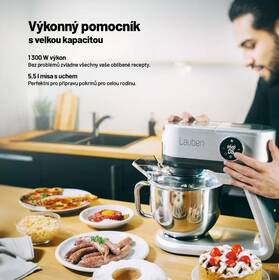 Kuchyňský robot Lauben Kitchen Machine 1300SG stříbrný

 obrázek produktu 14 z 15
