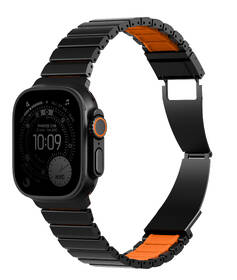 Řemínek Uniq Strova Flex na Apple Watch 49/46/45/44 mm černý/oranžový

 obrázek produktu 3 z 9