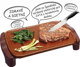 Gril JATA GR559 hnědá barva
