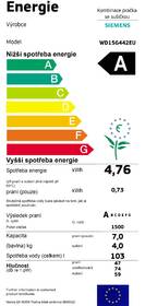 Pračka se sušičkou Siemens WD15G442EU bílá

 obrázek produktu 1 z 7