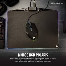 Podložka pod myš Corsair RGB Polaris MM800 35 x 26 cm černá

 obrázek produktu 1 z 5