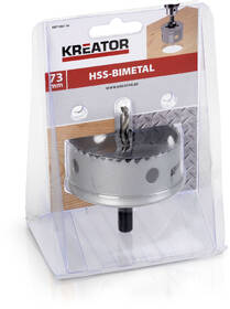 Pilová děrovka Kreator KRT100116 73mm 

 obrázek produktu 1 z 1