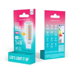 Žárovka LED Forever G9, 6,2W, neutrální bílá 

 obrázek produktu 2 z 2