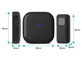 Zvonek bezdrátový Connect IT bateriový černý

 obrázek produktu 4 z 5