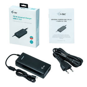 Napájecí adaptér i-tec USB-C PD 3.0 + 1x USB 3.0, 112W 

 obrázek produktu 3 z 3