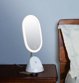Stolní lampička IMMAX LED kosmetické zrcátko FACE 3v1, stojánek s Qi nabíjením 18W bílá

 obrázek produktu 11 z 15