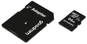 Paměťová karta Goodram MicroSDXC 64GB 10 UHS I + adaptér 

 obrázek produktu 1 z 2