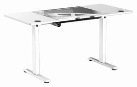 Herní stůl ULTRADESK LEVEL V2 WHITE, 140×68cm, 72-117cm, XXL mouse pad bílý

 obrázek produktu 12 z 14