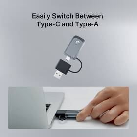Bluetooth TP-Link Archer TBE400U, BE6500 Tri-Band Wi-Fi 7 Mini, USB-A/USB-C černý

 obrázek produktu 3 z 7