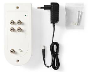 Zesilovač Nedis CATV, Max. zesílení 23 dB, 86–1 006 MHz, 4 Výstupy, Zpětný Kanál, Konektor F 

 obrázek produktu 2 z 2